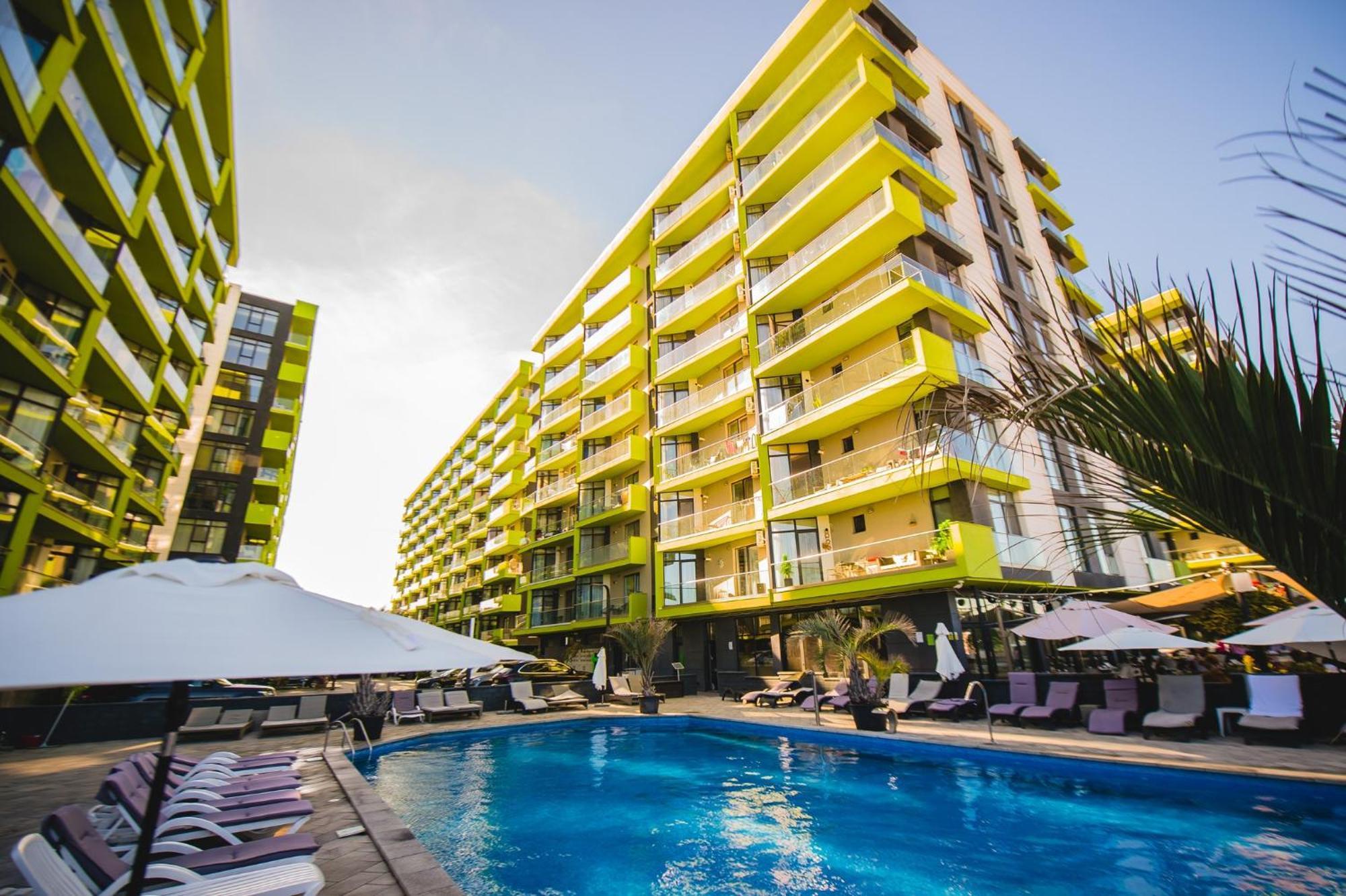Purple Onyx - Pool & Spa Beach Resort Неводарі Екстер'єр фото